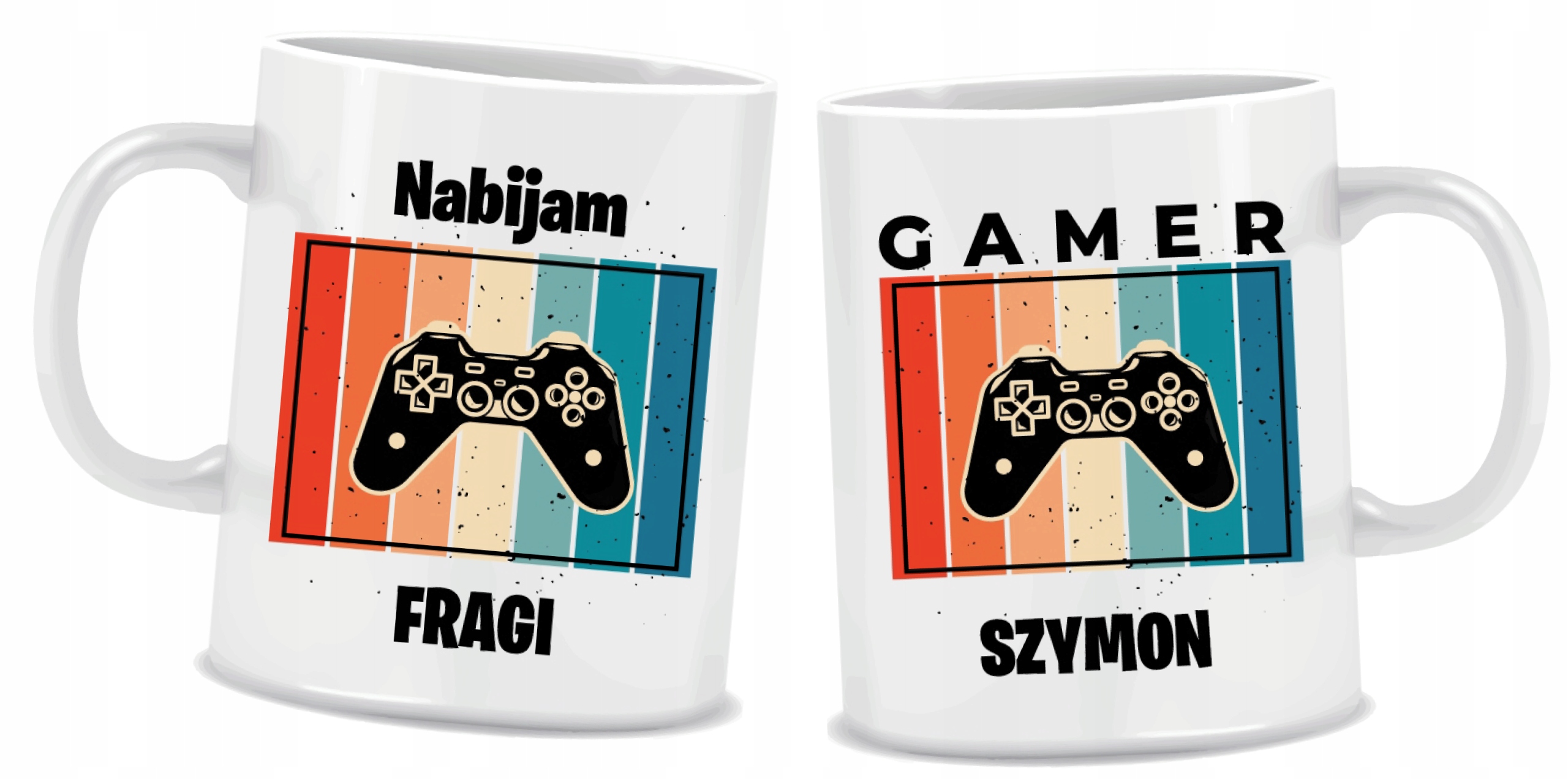 

Kubek Gracza z Imieniem Nabijam Fragi 330 ml +