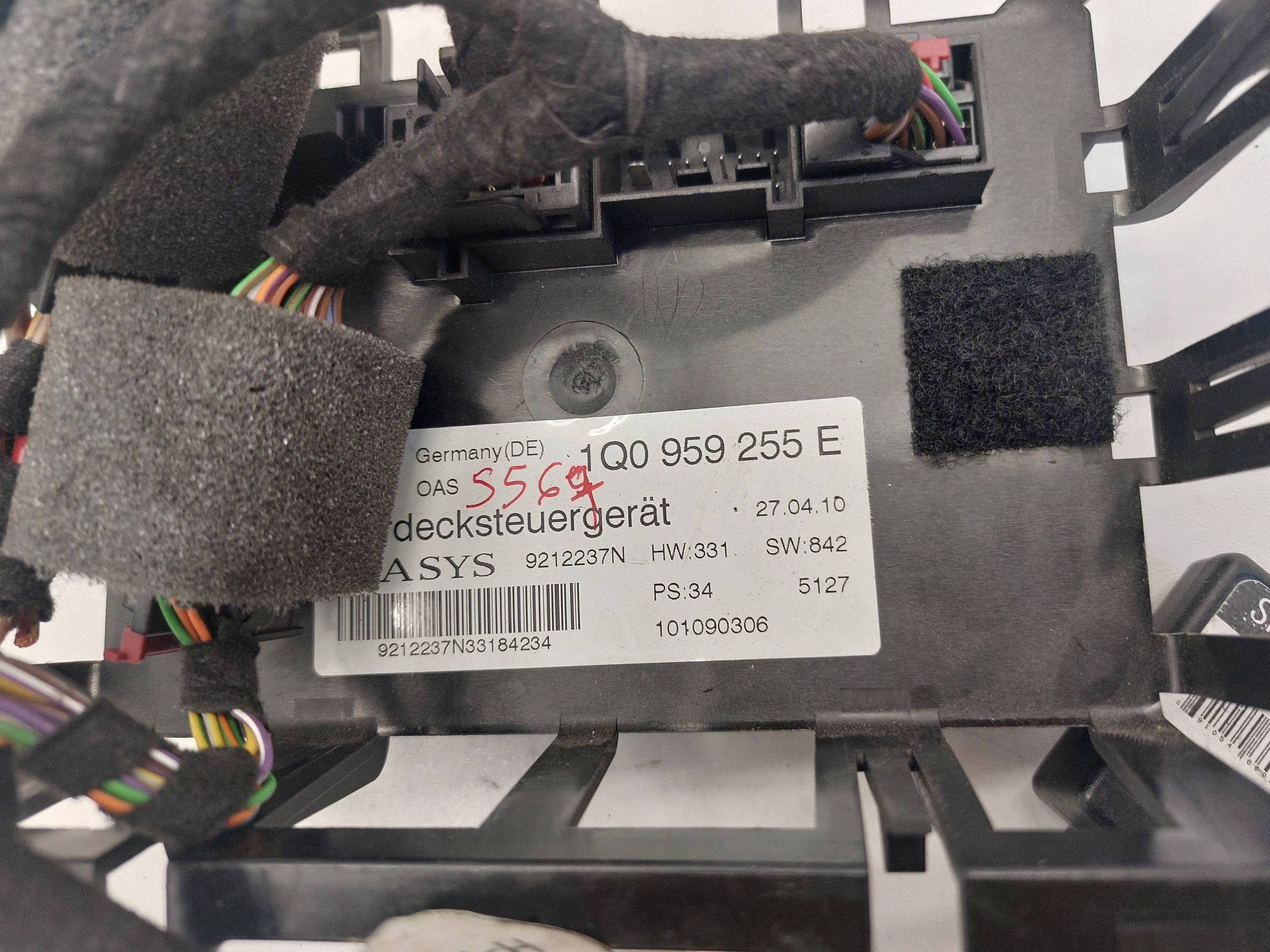 VW EOS module control unit roofs SKLADANEGO 1Q0959255E