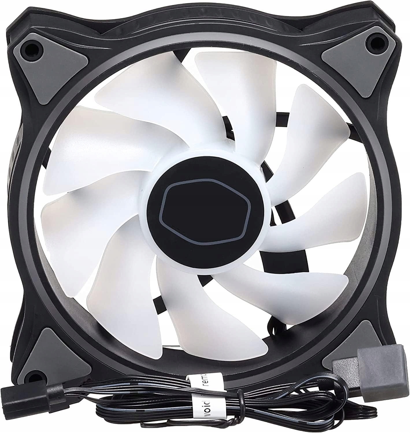 Wentylator Czarny MF120 Halo Argb adresowalne oświetlenie Rgb 2xRing