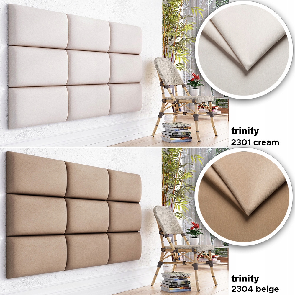 Panele ścienne 40x30 dekoracyjne ZAGŁOWIE OPARCIE Kształt wzoru prostokąty