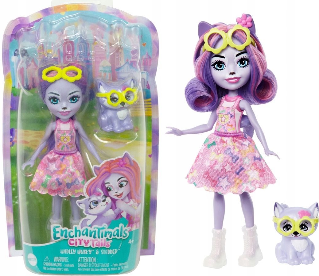 

Enchantimals Lalka Ze Zwierzątkiem Husky HHB90