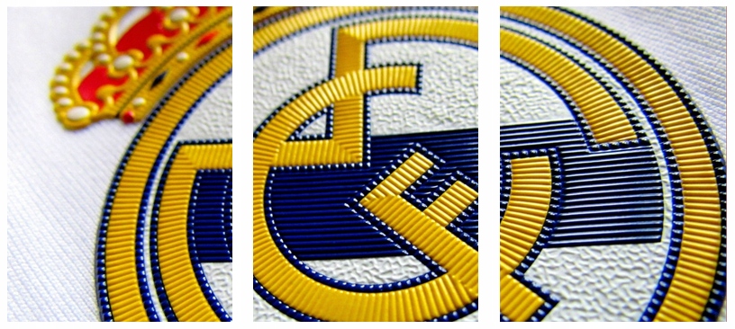 

3x Obraz Na Ścianę Real Madrid Logo 70x100