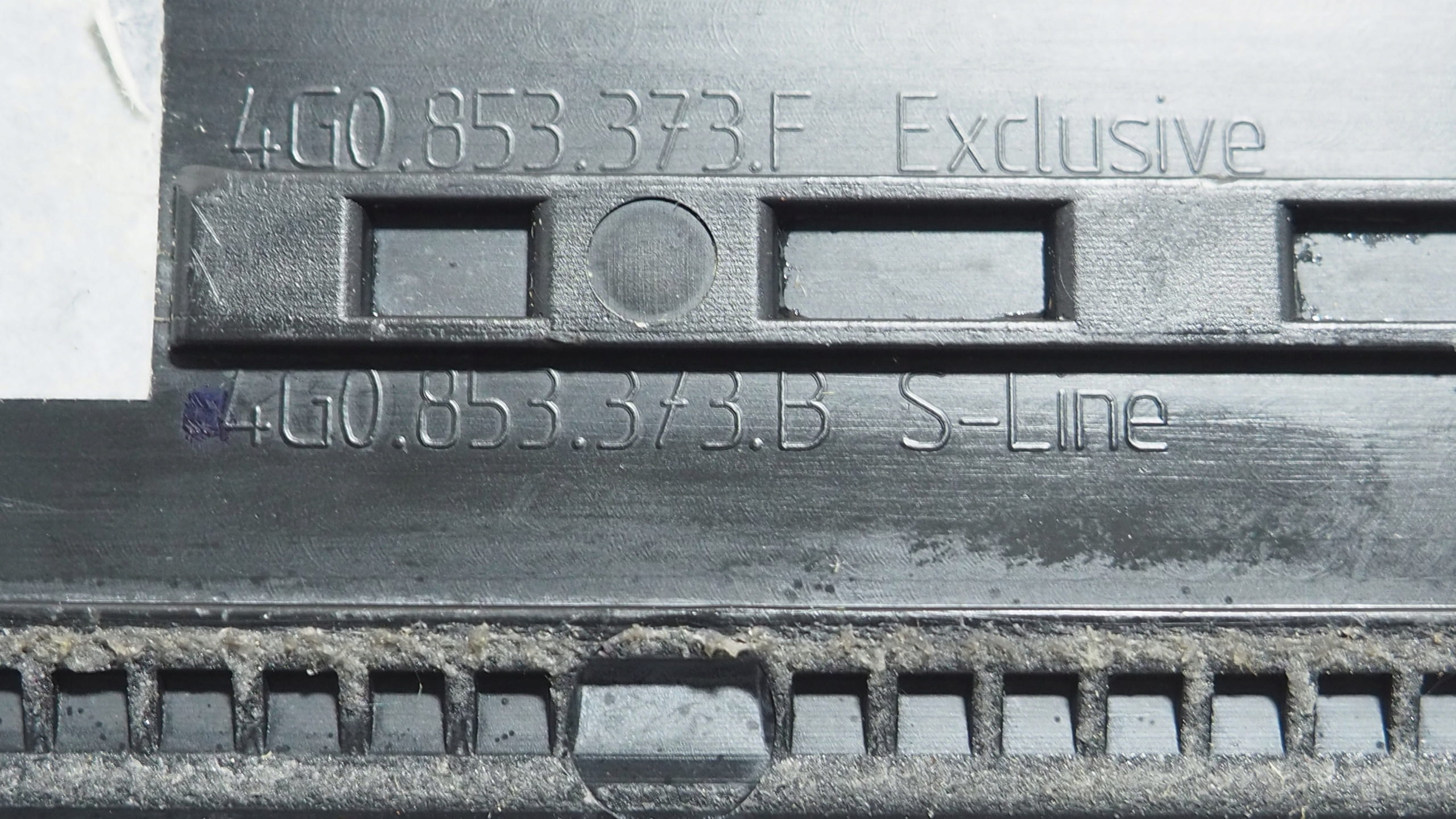 Audi A6 C7 moulding threshold 4G0853373B