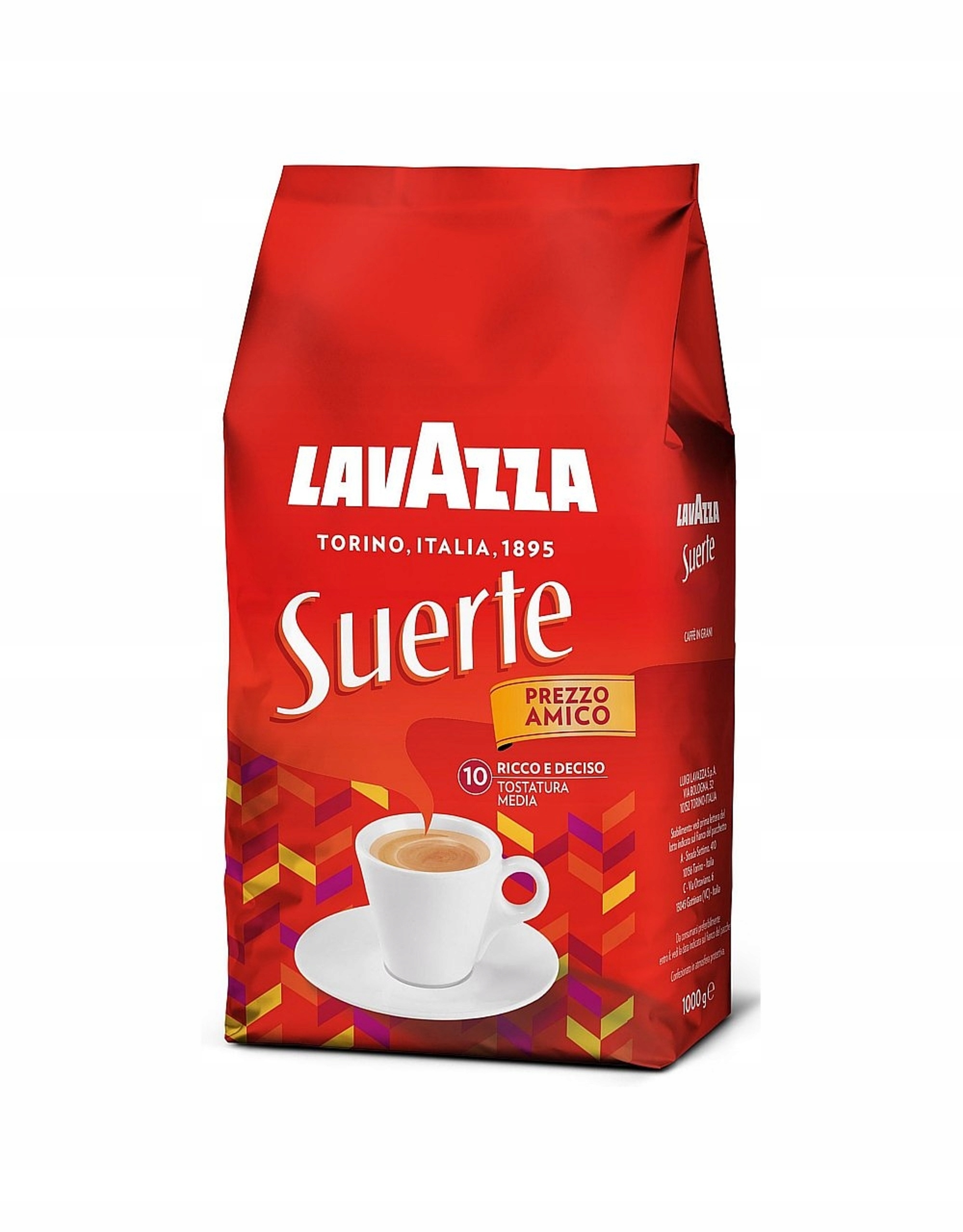 Káva Lavazza Suerte 1000 g 1 kg Italská