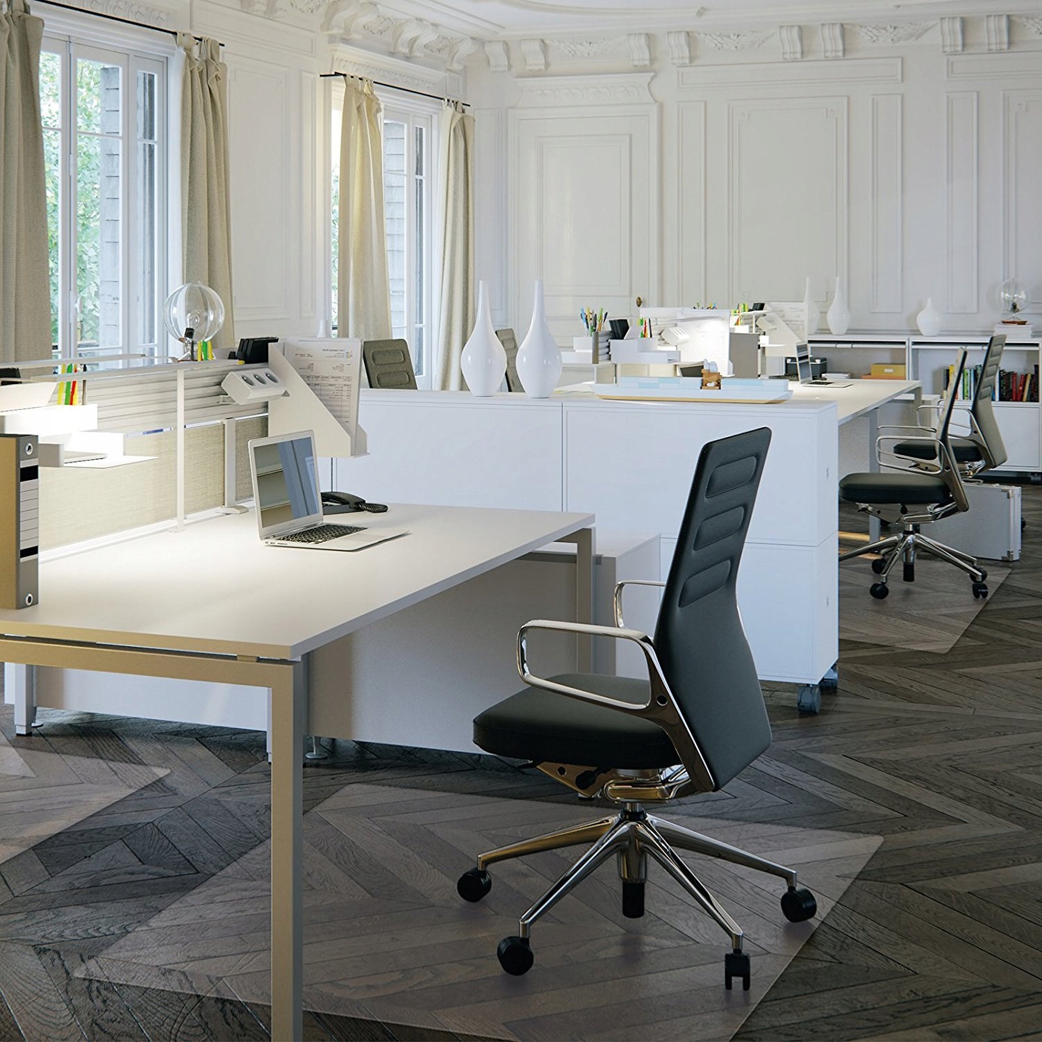 MATA OCHRONNA POD FOTEL KRZESŁO PODKŁADKA POLIWĘGLAN 125x100 0,8mm Marka Elior