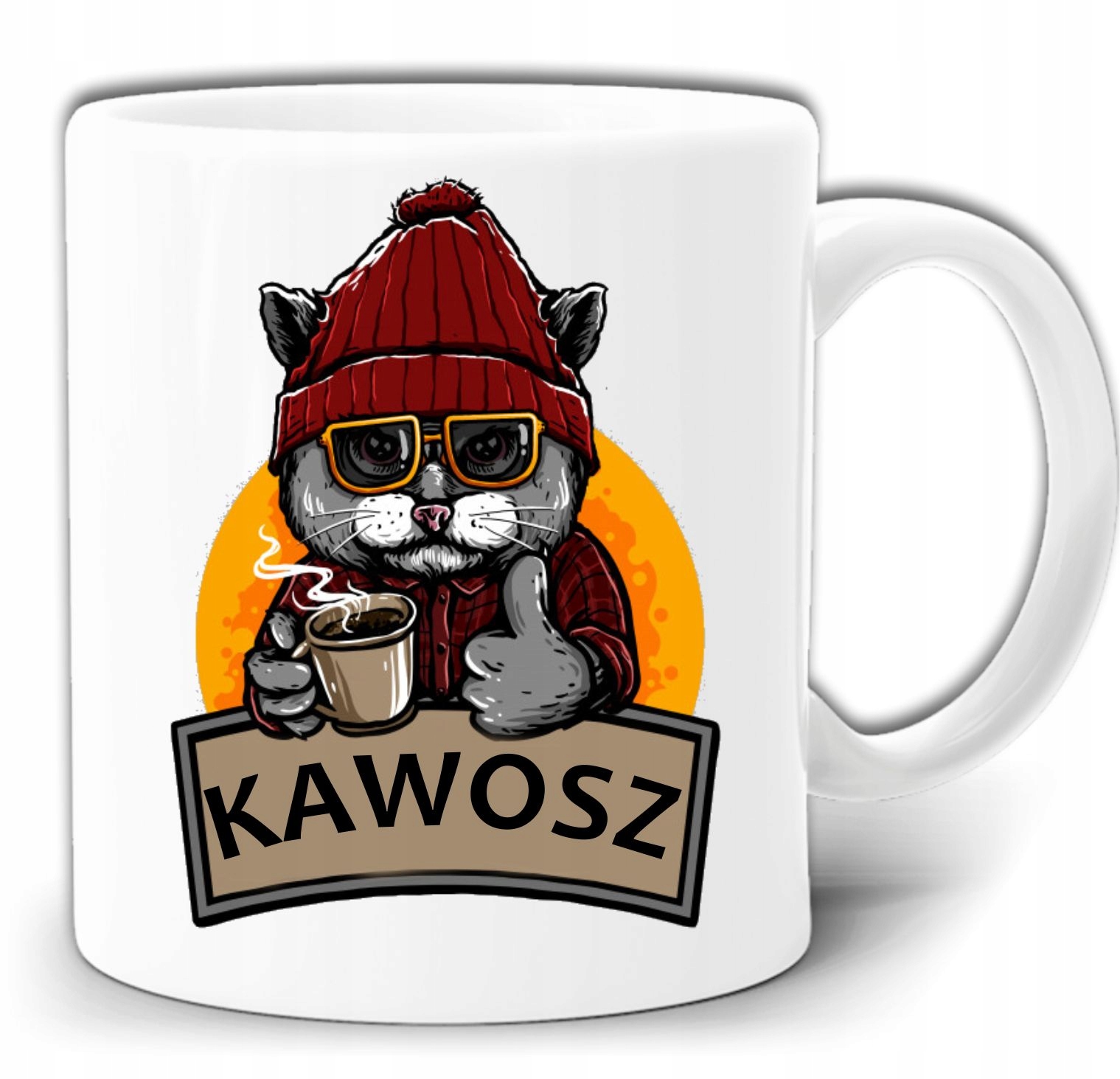 

Kawosz Kot Śmieszny Kubek + Pudełko GW507