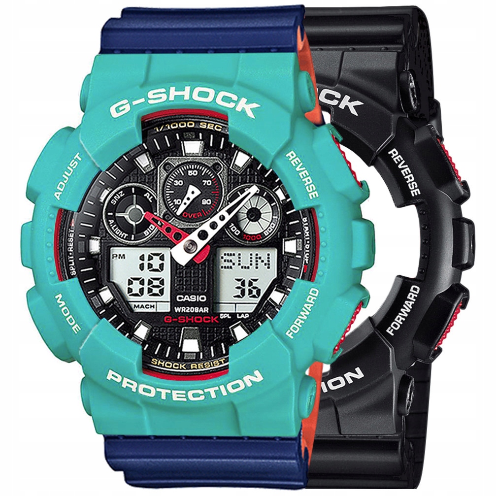 Hodinky Casio G-Shock Set GA-100-1A4ER Luneta 10410475 Řemínek 10527467 20