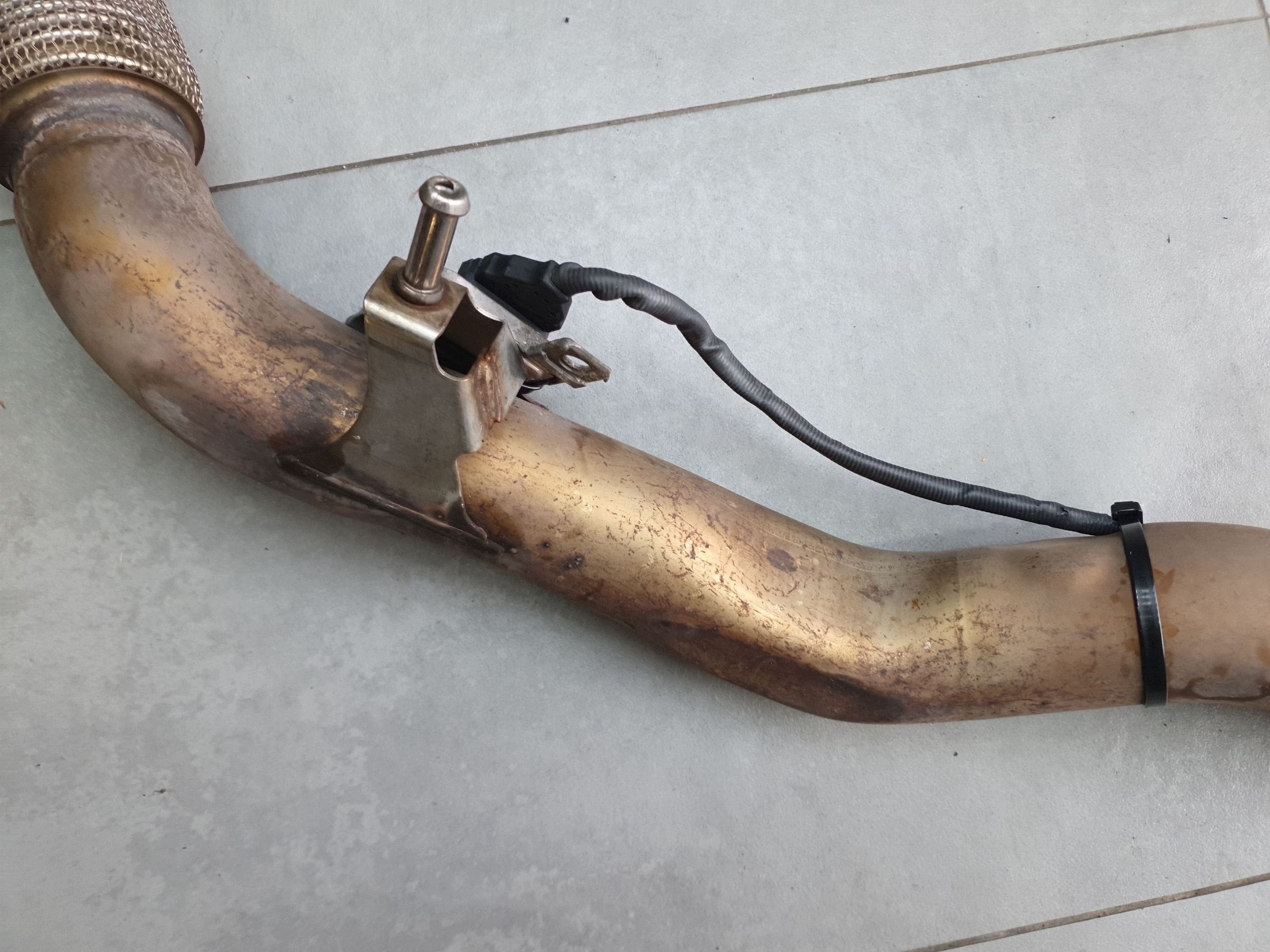 Audi Q7 4M catalyst pipe exhaust 4G0131703AL 4M0254452C