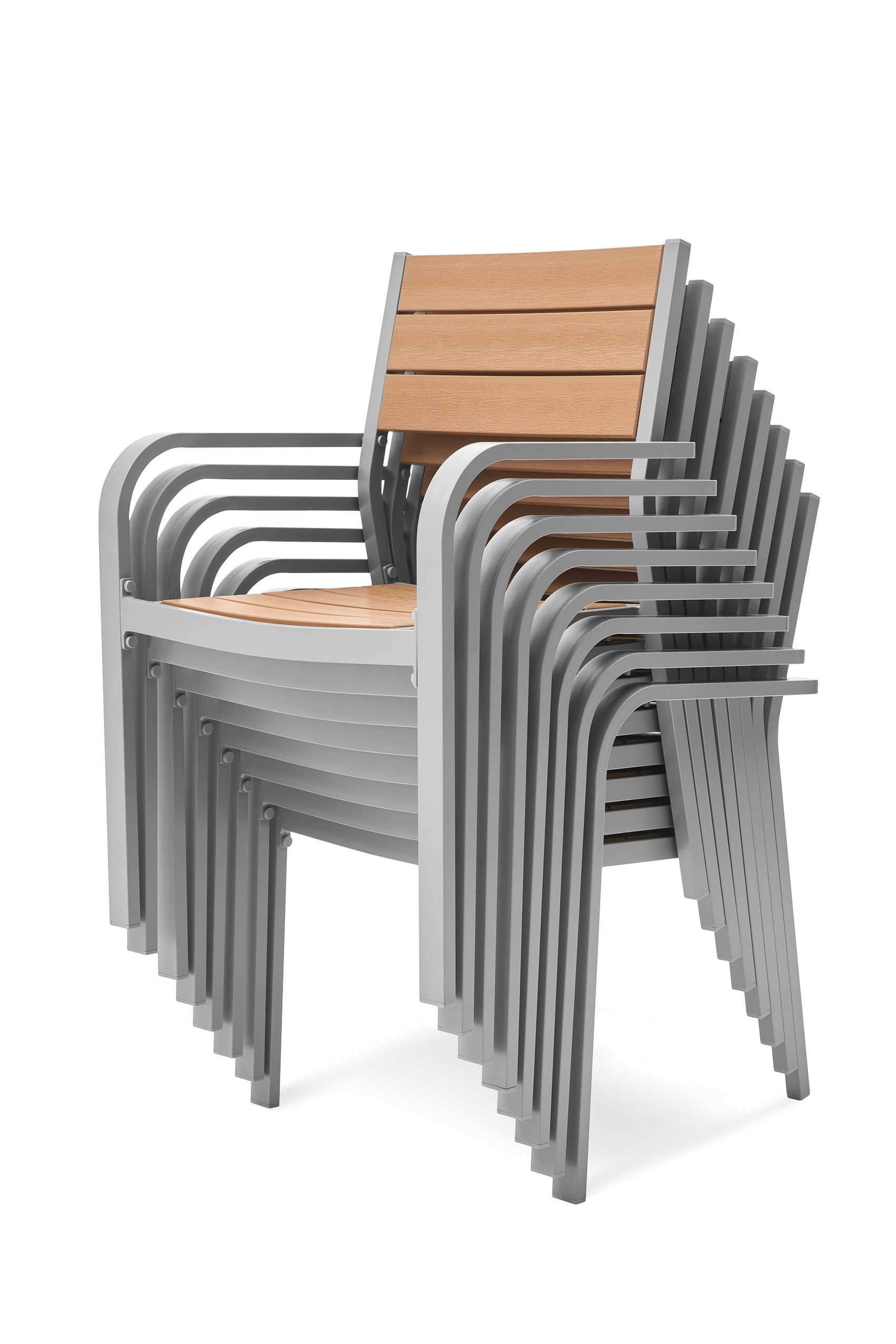 Zestaw mebli OGRÓD 8+1 drewno WPC BRĄZ 150/200 Producent MAT-COMPANY