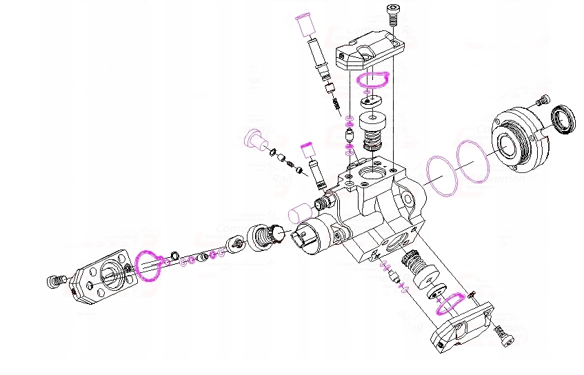 ZESTAW NAPRAWCZY USZCZELKI POMPY WTRYSKOWEJ MERCEDES W202 203 200 220 CDI Producent części Bosch