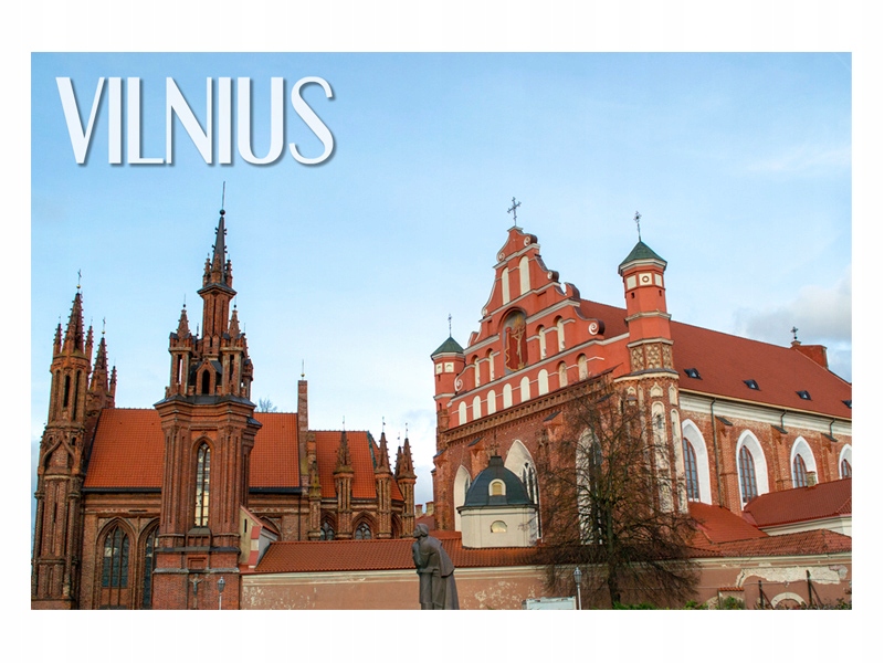 

Wilno Kościół Świętej Anny Magnes na lodówkę