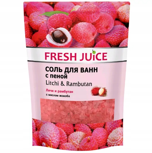 

Fresh Juice Sól do kąpieli Litchi & Rambutan 5