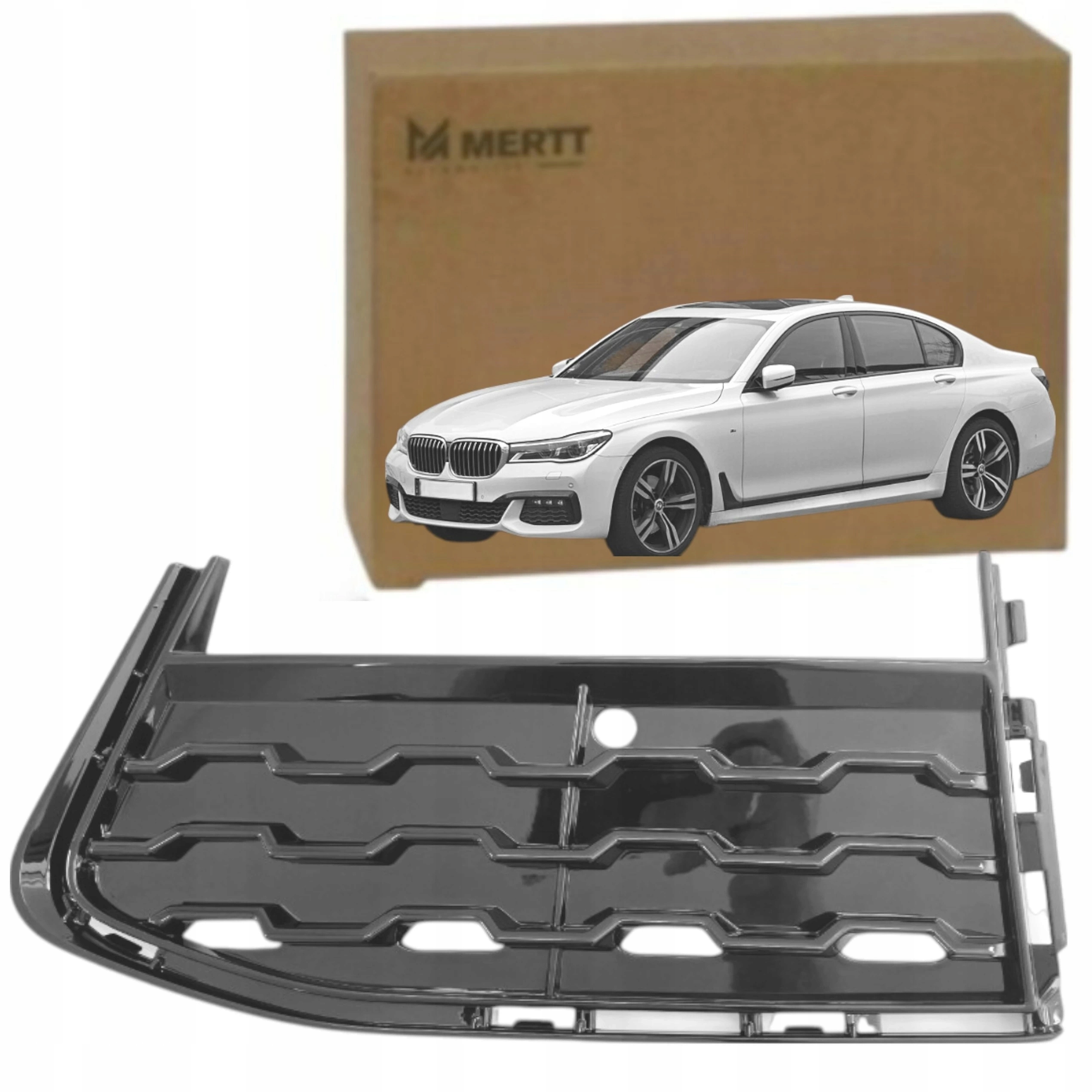 Mřížka nárazníku Levá atrapa krytka 51118092157 Bmw 7 G11 G12 15- M Balíček
