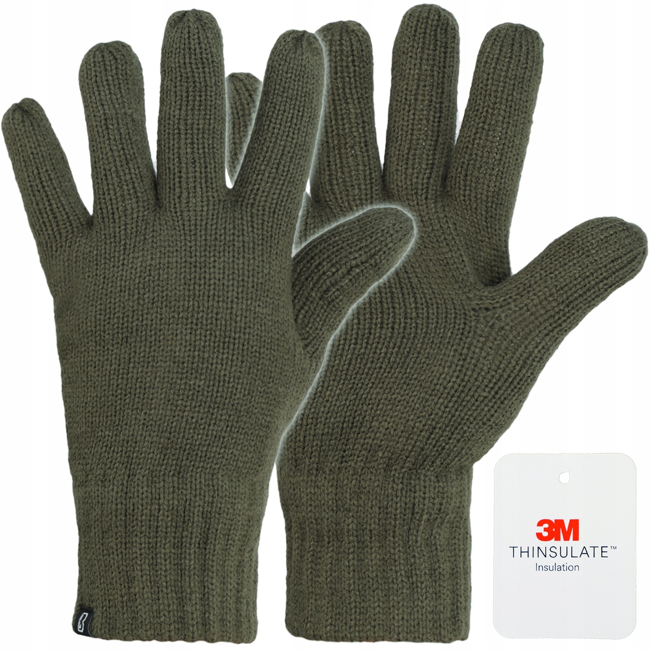 Rękawiczki Zimowe Brandit 3M Thinsulate Insulation Dzianinowe Olive L