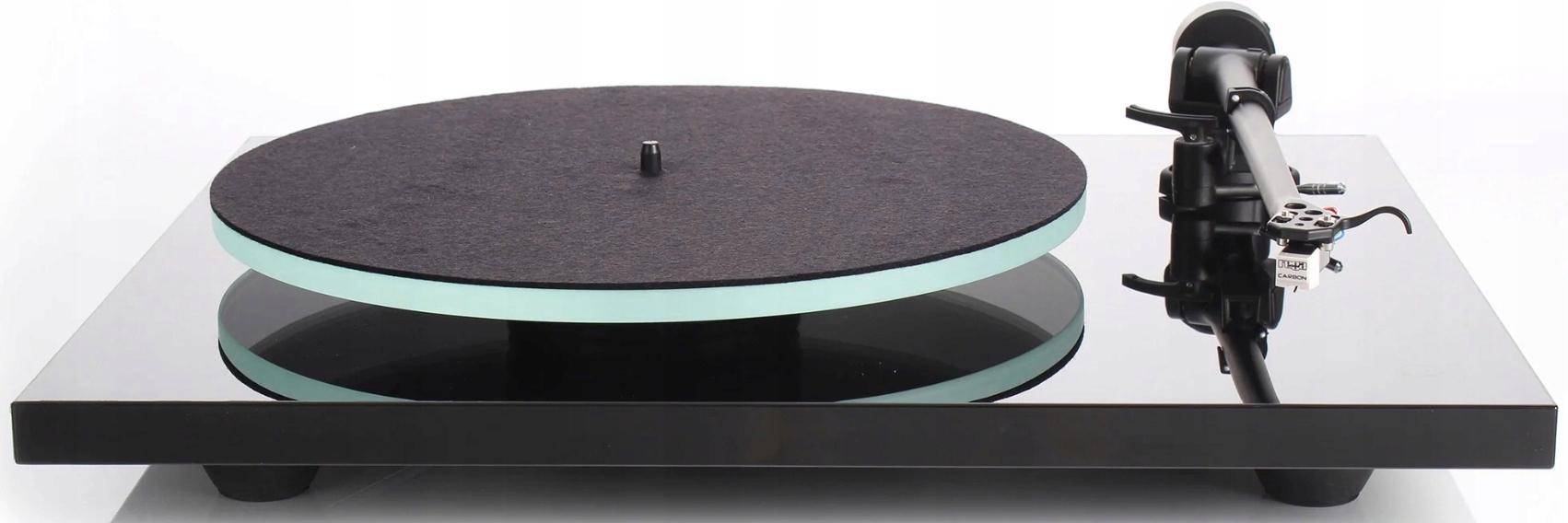 GRAMOFON ANALOGOWY Z WKŁADKĄ REGA CARBON MM REGA PLANAR 2 P2 CZARNY POŁYSK
