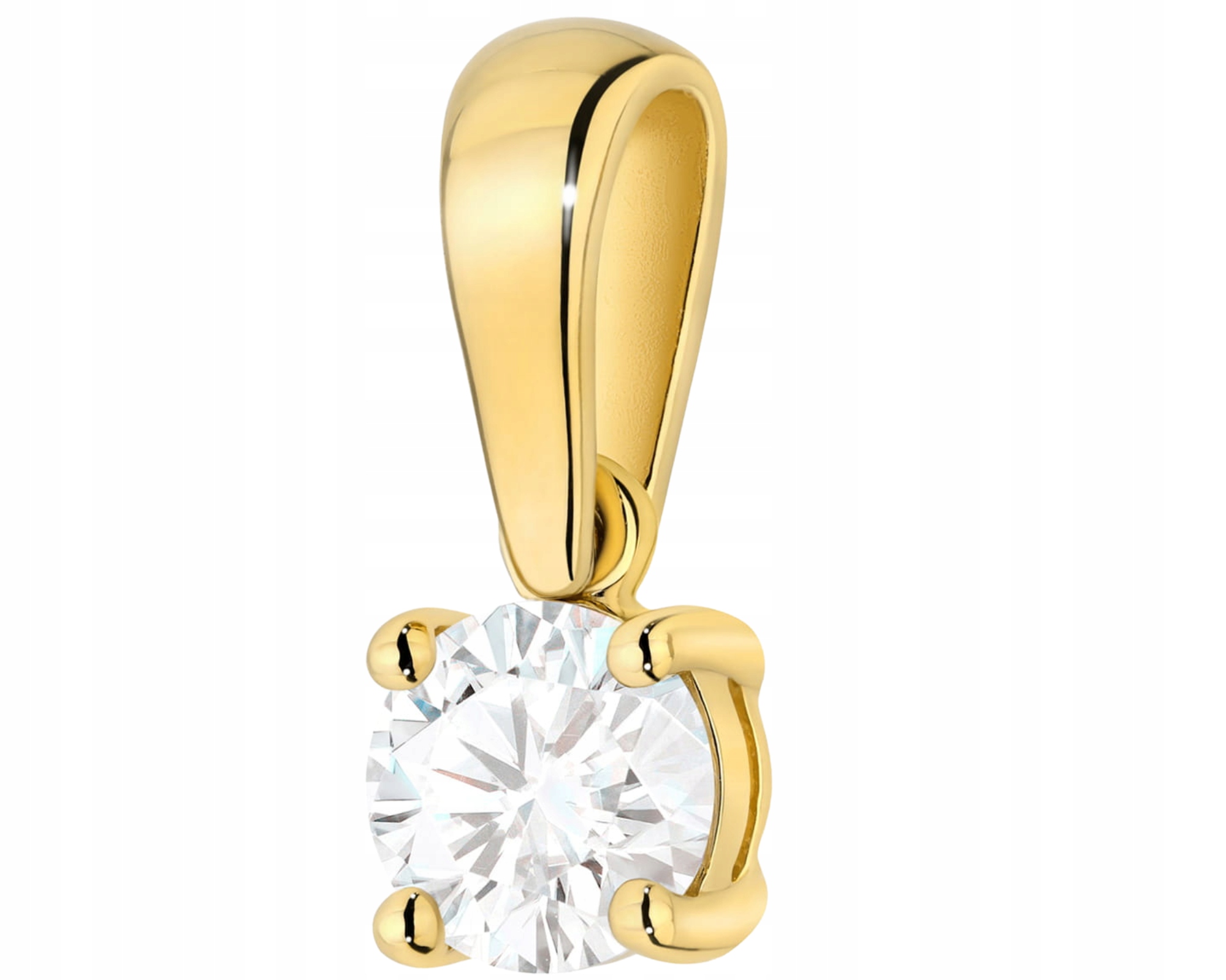Přívěsek S Diamantem Zlatý 585 Trendy Šperky Luxusní Dárek Pro Ženy