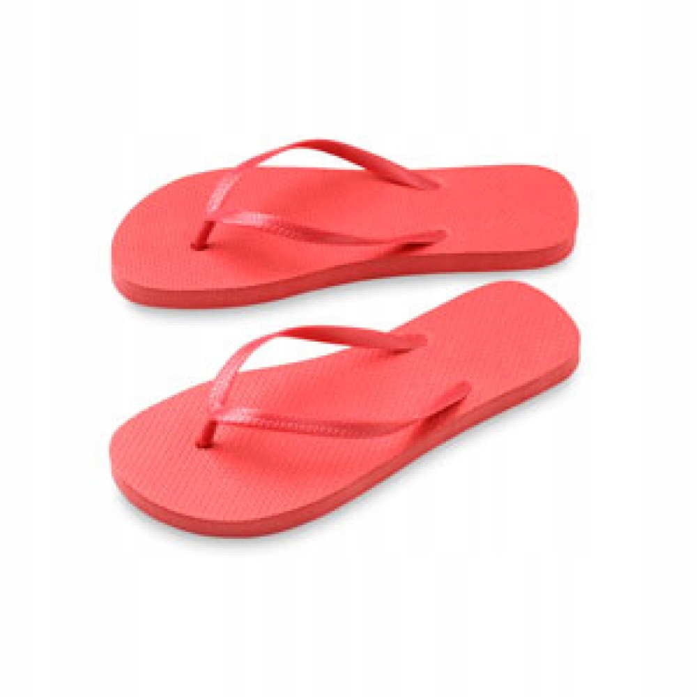 KLAPKI JAPONKI Czerwone PLAŻA BASEN czerwone 43-44 Marka bez marki