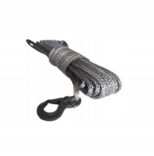 Syntetická Lano 9.5 tony (28 m x 9,5 mm) S Hákom Pre Navijak 4x4