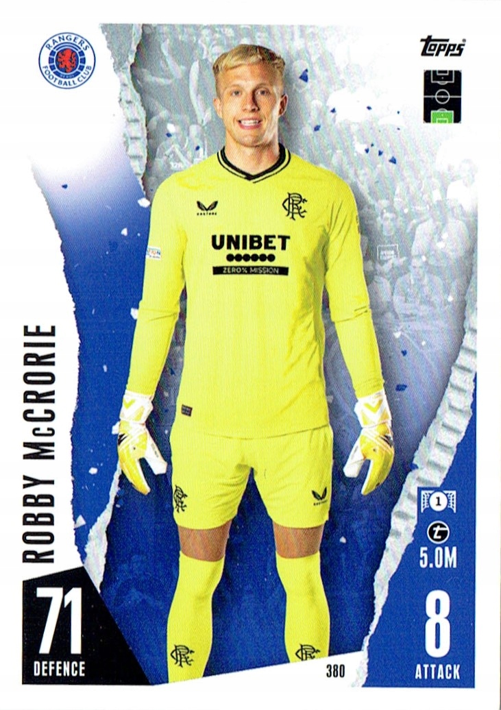 Match Attax 23/24 Karta Team Mate Rangers 380 Robby McCrorie
