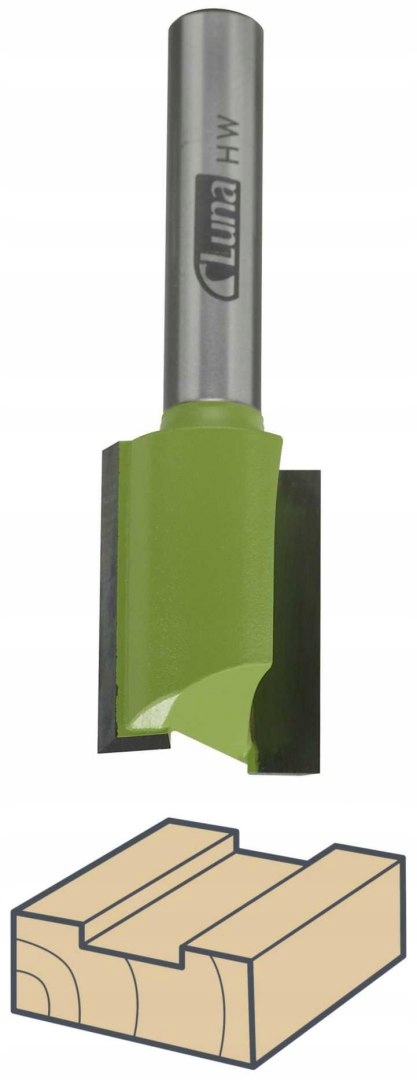 Frez Do Rowków Wpustkowych Prosty 3MM Hm Do Drewna Luna 209990209