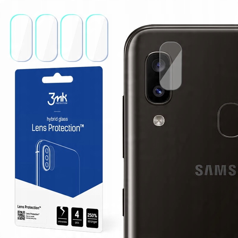 

Samsung Galaxy A20e 4 sztuki 3mk Szkło na Obiektyw