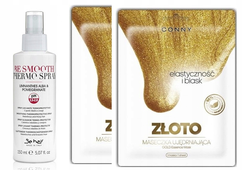 BE HAIR Be Smooth Spray termoochronny 150ml+GRATIS