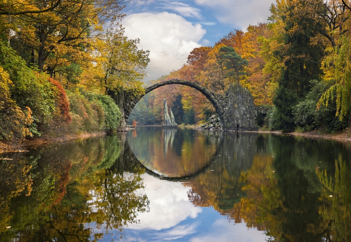 

Fototapeta Flizelinowa Most Kromlau 152x104