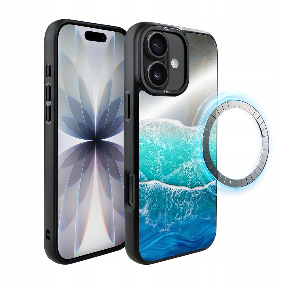 Pouzdro pro iPhone 17 Ibizu DropGuard Matt s MagSafe, Safírový oceán