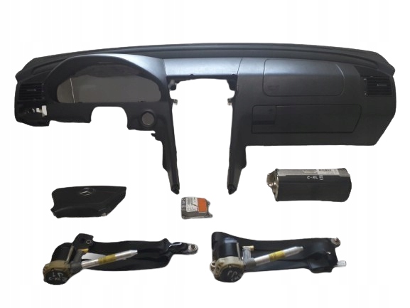 MERCEDES C-KLASA W202 93-01 KONSOLA DESKA PODUSZKI SENSOR AIRBAG PASY