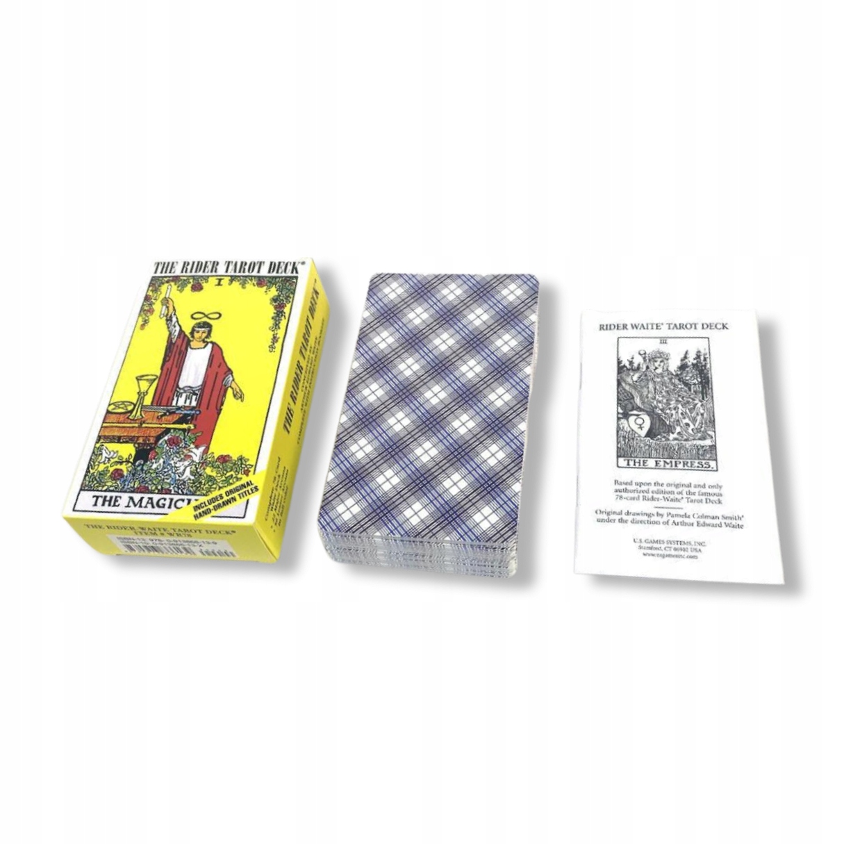 KOMPLETNY ZESTAW KLASYCZNYCH KART TAROTA THE RIDER TAROT KARTY WRÓŻBY 78szt EAN (GTIN) 5905178818974