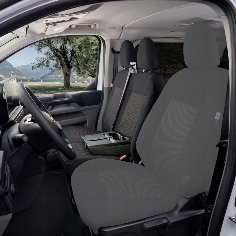 Presné autopoťahy Ford Transit Custom 2024- (dvojité sedadlo spolujazdca sa