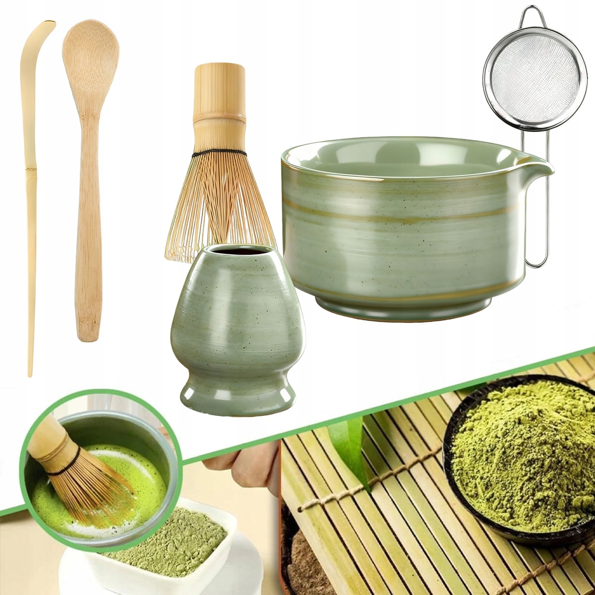 Sada pro Matchu – Miska a Metla, Startovací Sada Zelená 6ks