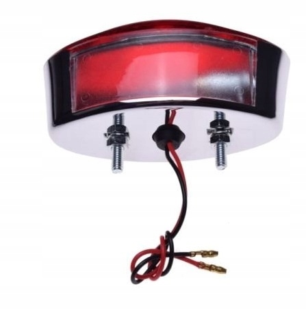 NOWA Metalowa LAMPA TYLNA TYŁ CHROM SAM OKO CHOPPER DRAG Custom Numer katalogowy części 5900000066776