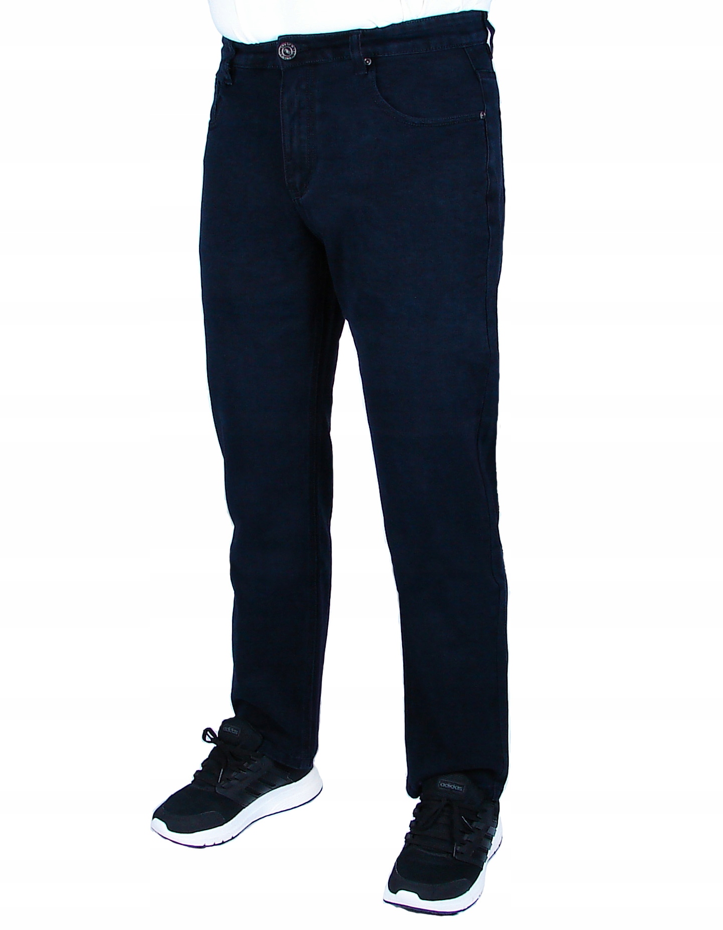 SPODNIE MĘSKIE JEANSOWE GRANAT W42 L34 W110-112 cm Marka bez marki