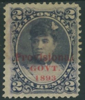 Hawaii 2 cent - Postać Kobieta / Provisional Govt. 1893