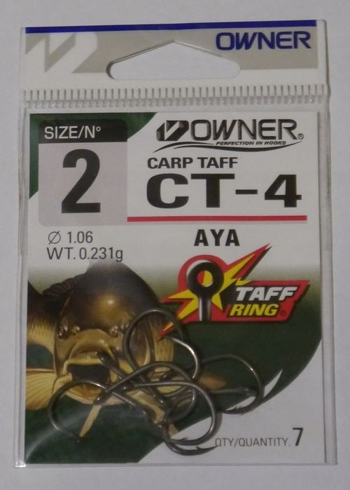 Owner CT-4 Carp Taff Aya Size 2