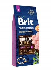 Levně Brit Brit Premium By Nature Junior S s kuřecím masem 8 kg