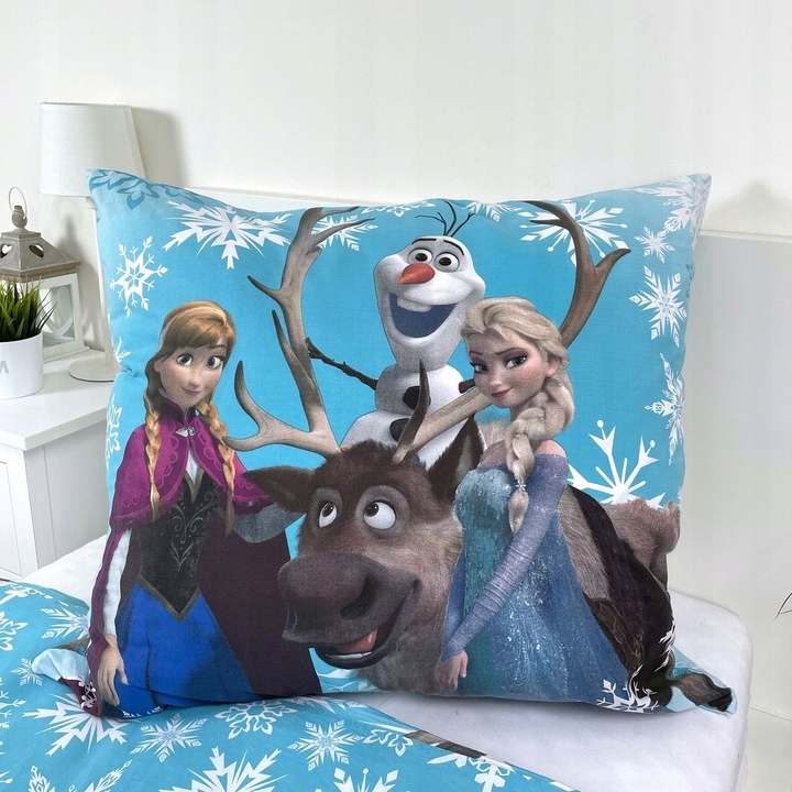 POŚCIEL 160x200 KRAINA LODU FROZEN DISNEY ELSA ANNA OLAF Marka Jerry Fabrics