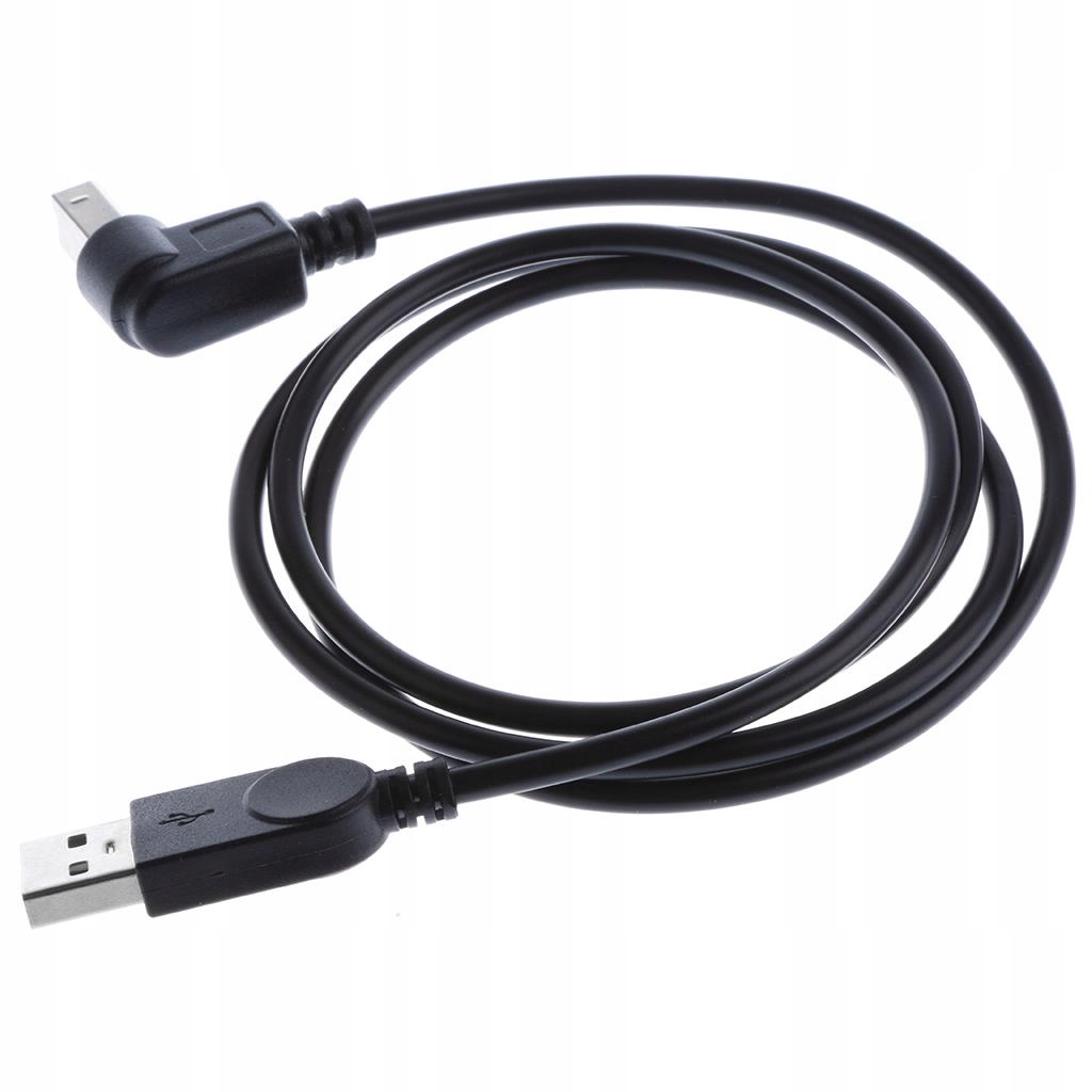 Kabel przedłużający USB2.0 męski na typ B Przewód kątowy 90 stopni Długość kabla 1 m