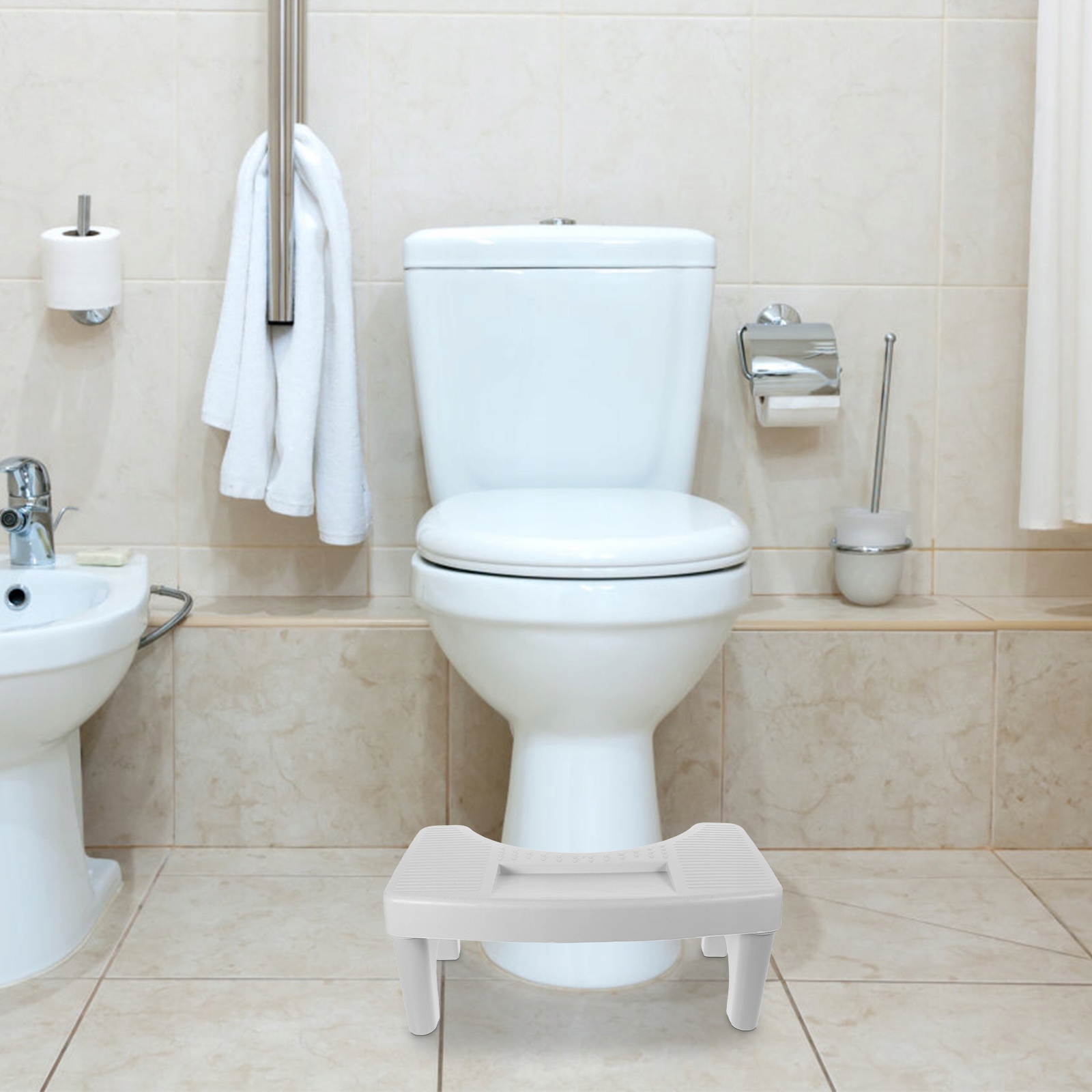 STOŁEK TOALETOWY PEDAŁ KUPY DLA DOROSŁYCH Marka bez marki