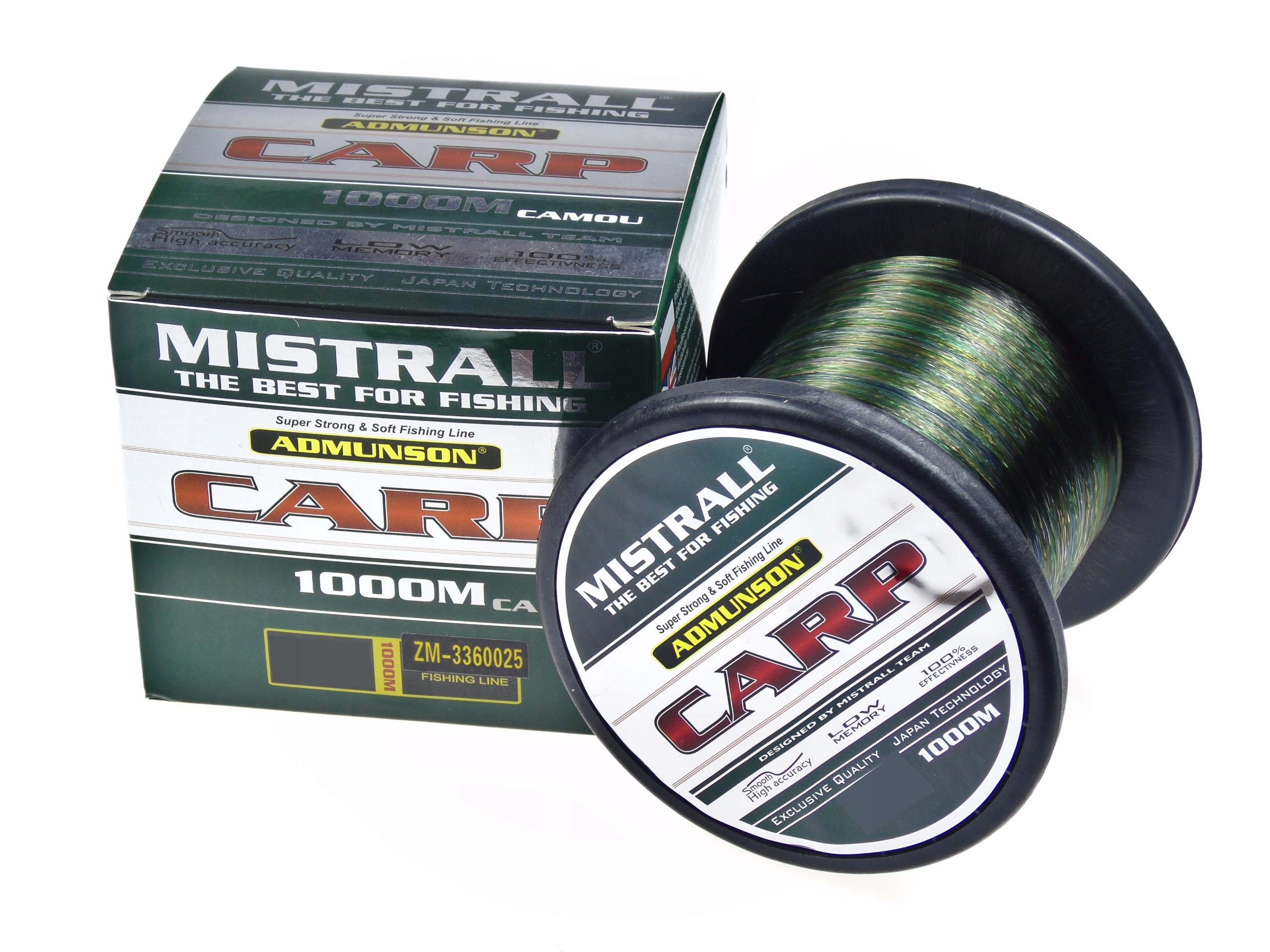 

Żyłka Mistrall Amundson Carp Camou 0,25mm /1000m