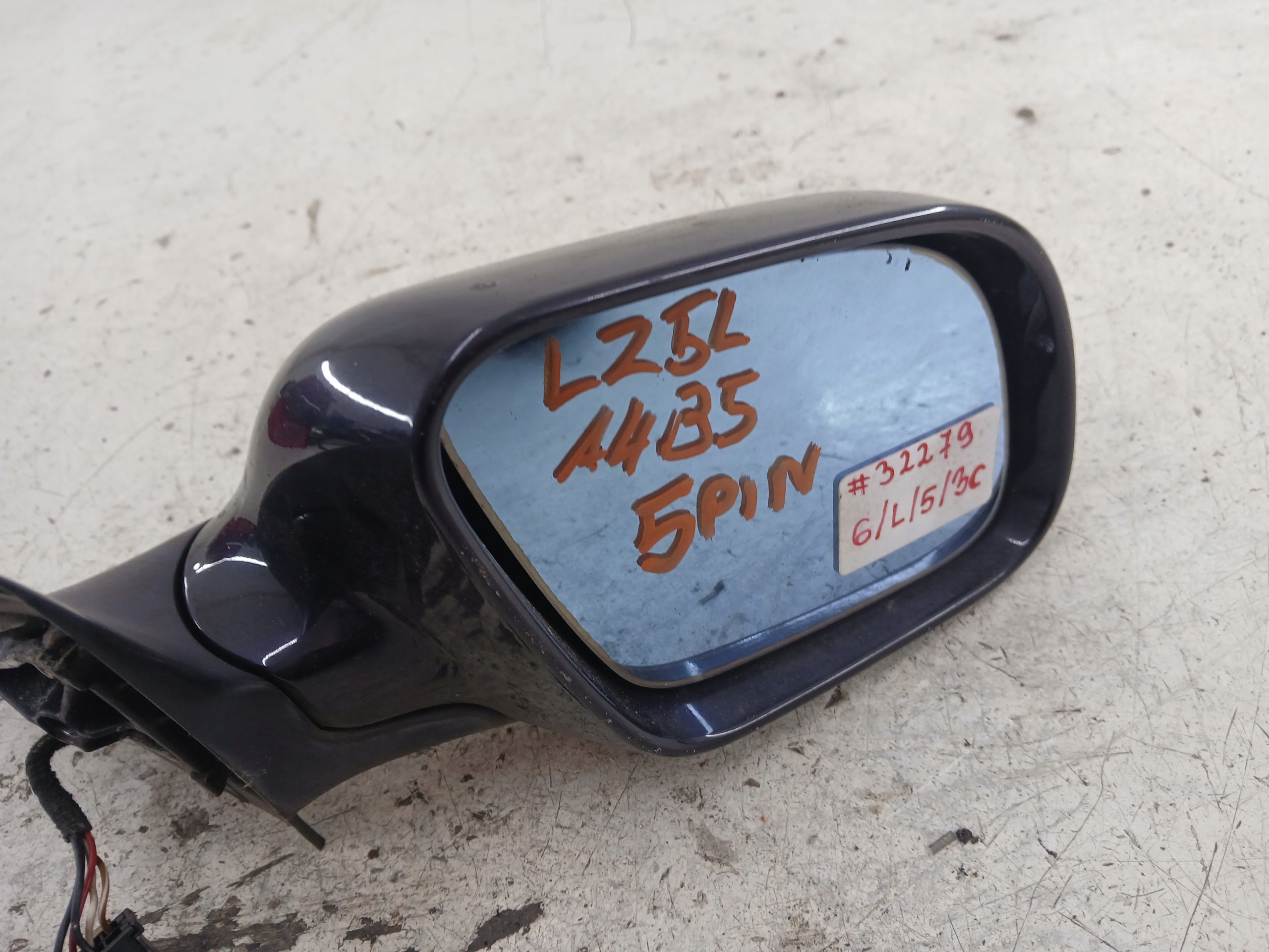 AUDI A4 B5 mirror right LZ5L 5 PIN