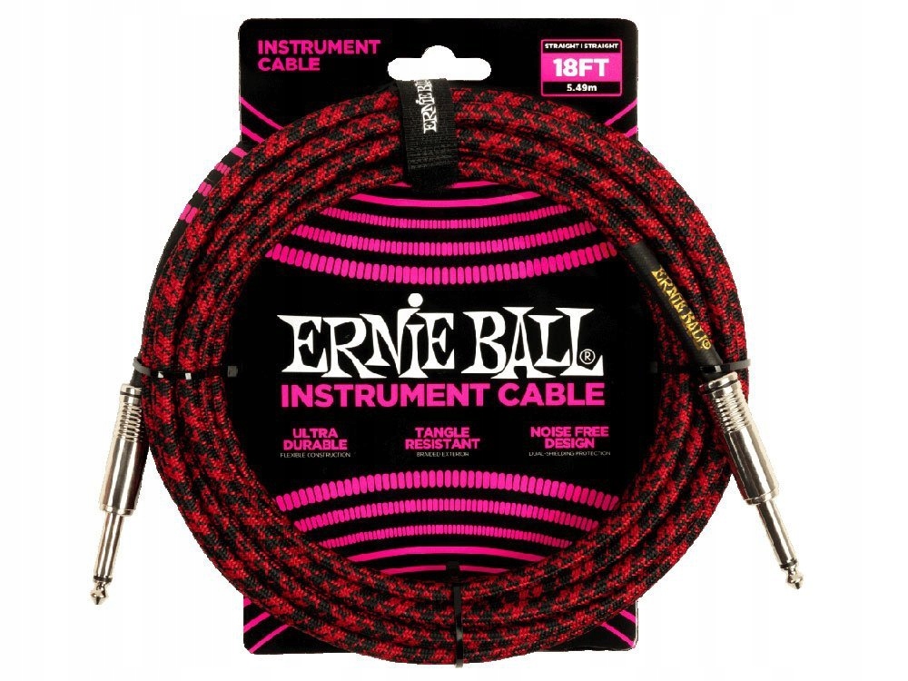 Kytarový kabel Ernie Ball 6396 (5,49 m)