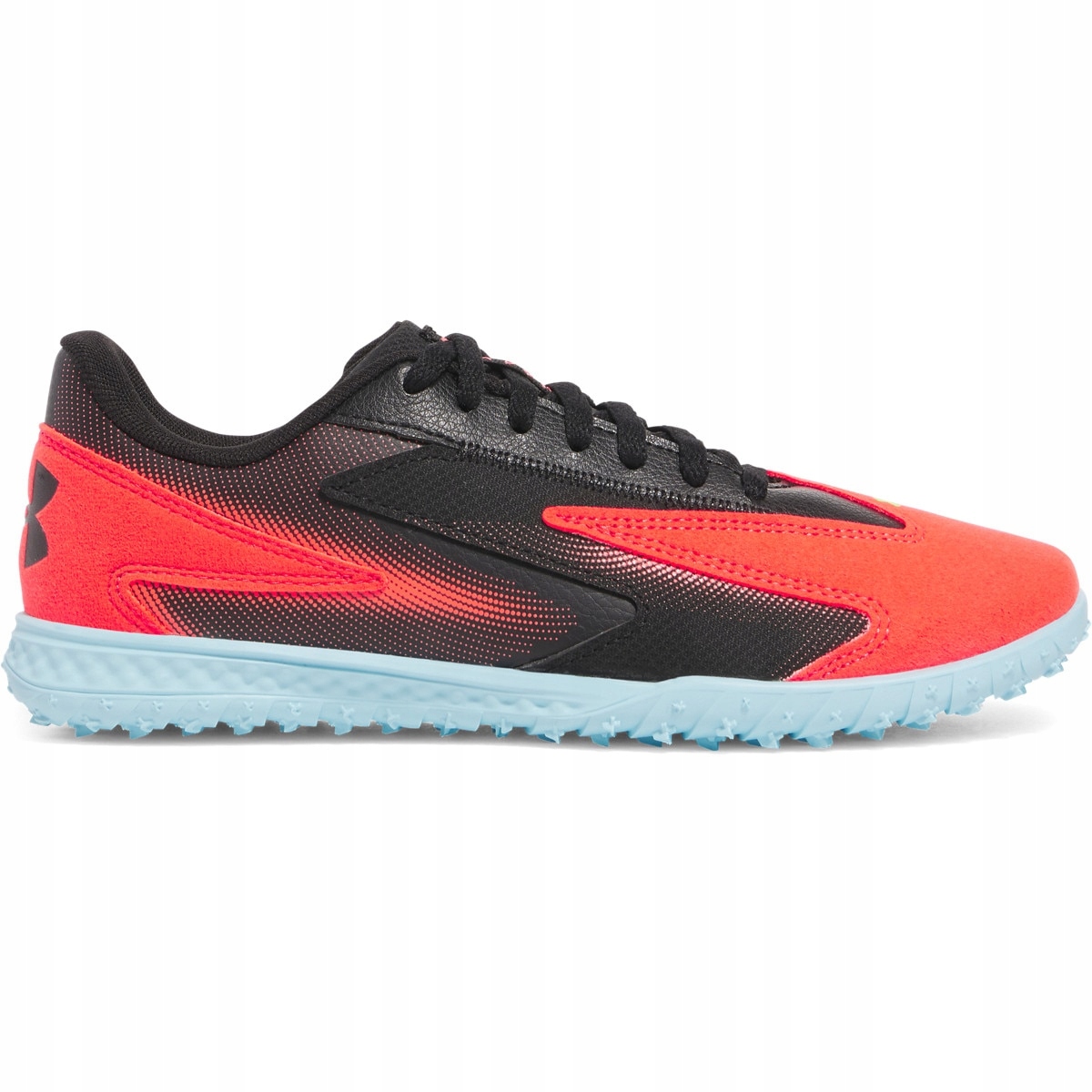 Dziecięce buty do piłki nożnej Under Armour Shadow Turf 3 czerwone 32