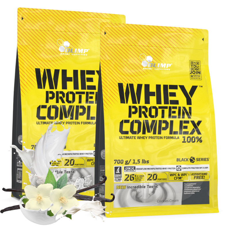 2x Olimp Wpc Protein s vanilkovou příchutí 700g
