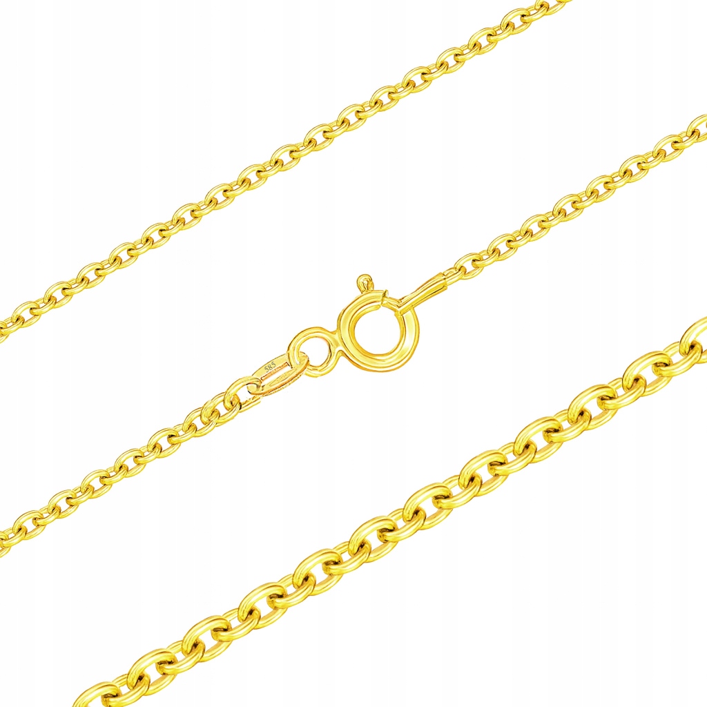 Zlatý náhrdelník řetízek s diamantovým ankrem PR.585 45 cm