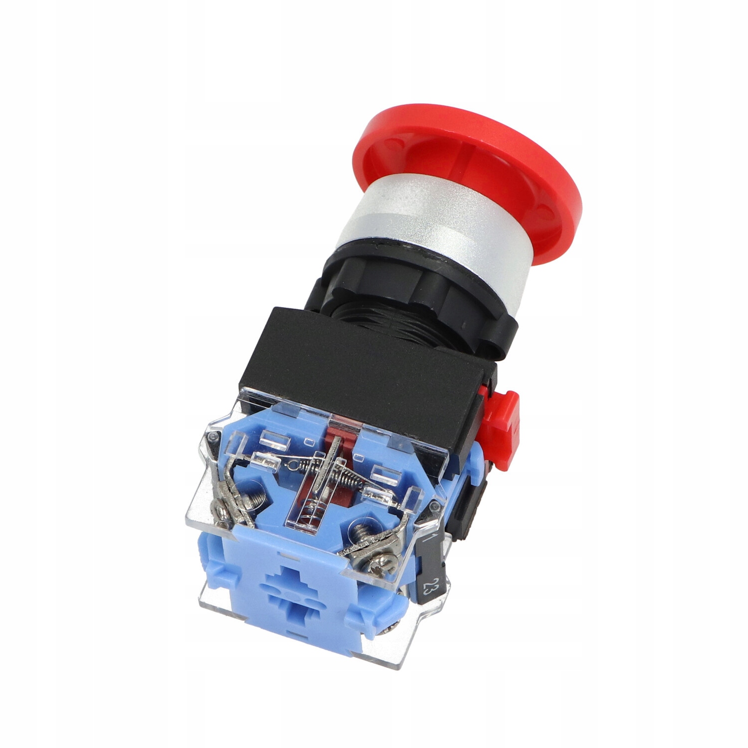 Przycisk bezpieczeństwa LAS0-B3Y-02TS/R, czerwony, bistabilny, grzybkowy Marka inna