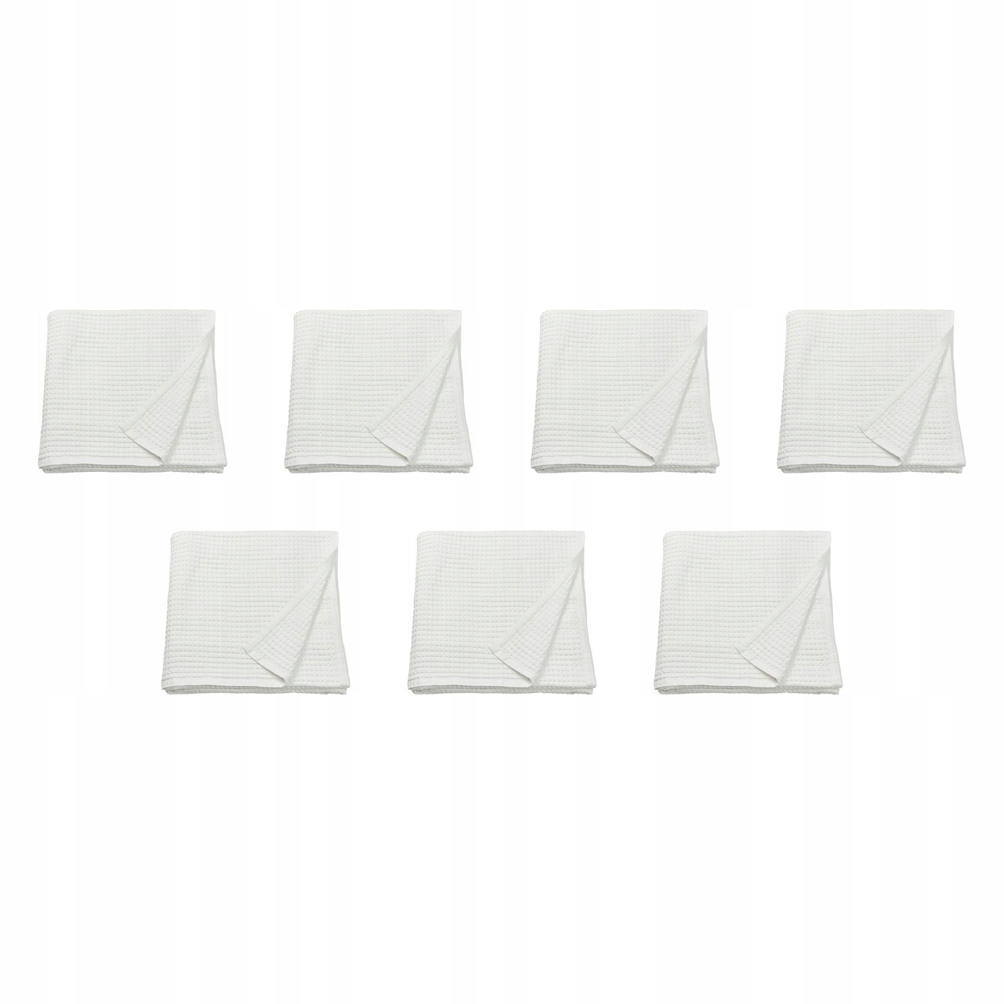 7 ks Přehoz bílý 230 x 250 cm bavlna z recyklovaného Pelartuja