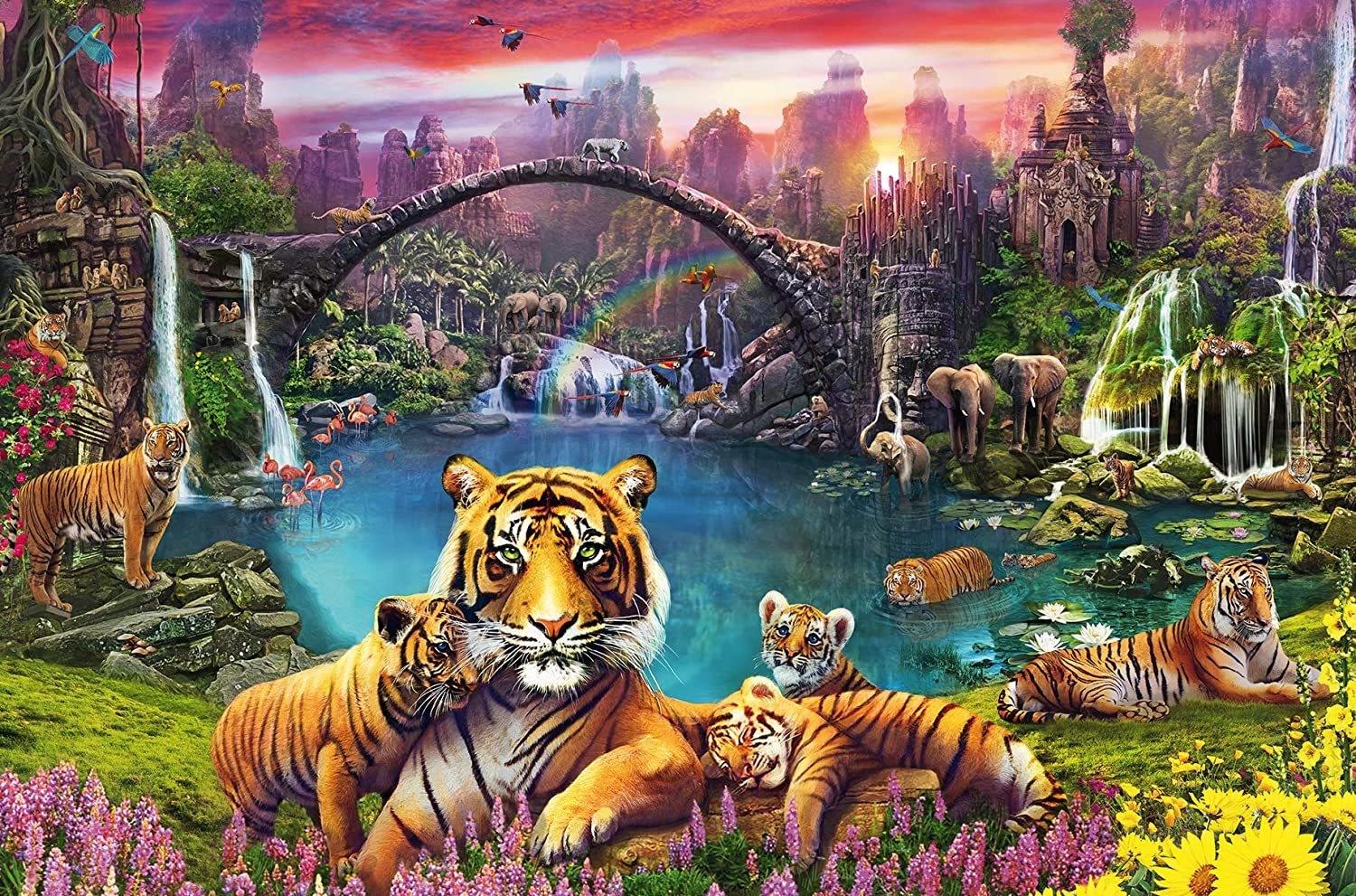 

Puzzle 3000 El Dzika natura kwiatami Ravensburger