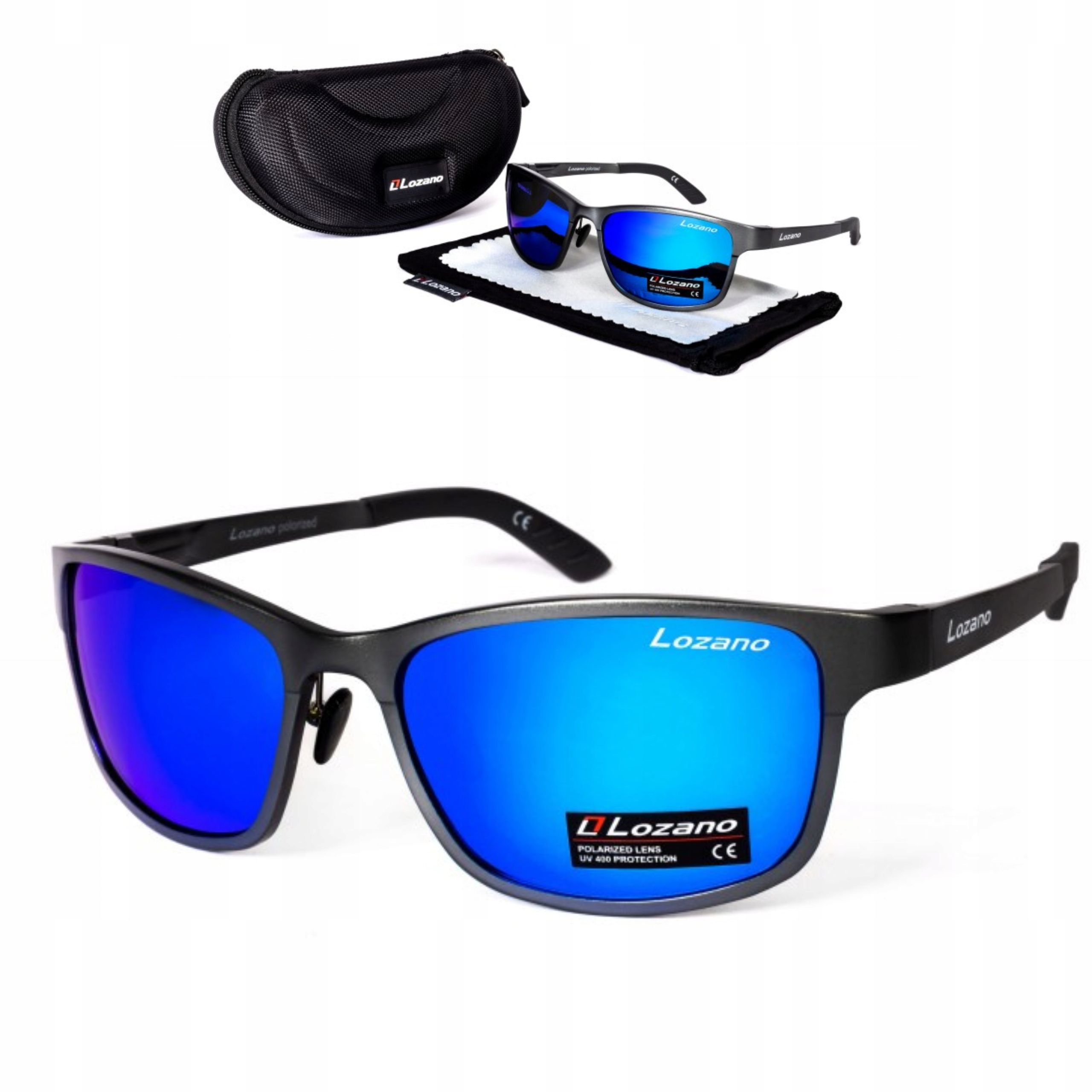 Sportovní Zrcadlovky Polarizační Sluneční Brýle Uv Ochrana Pouzdro